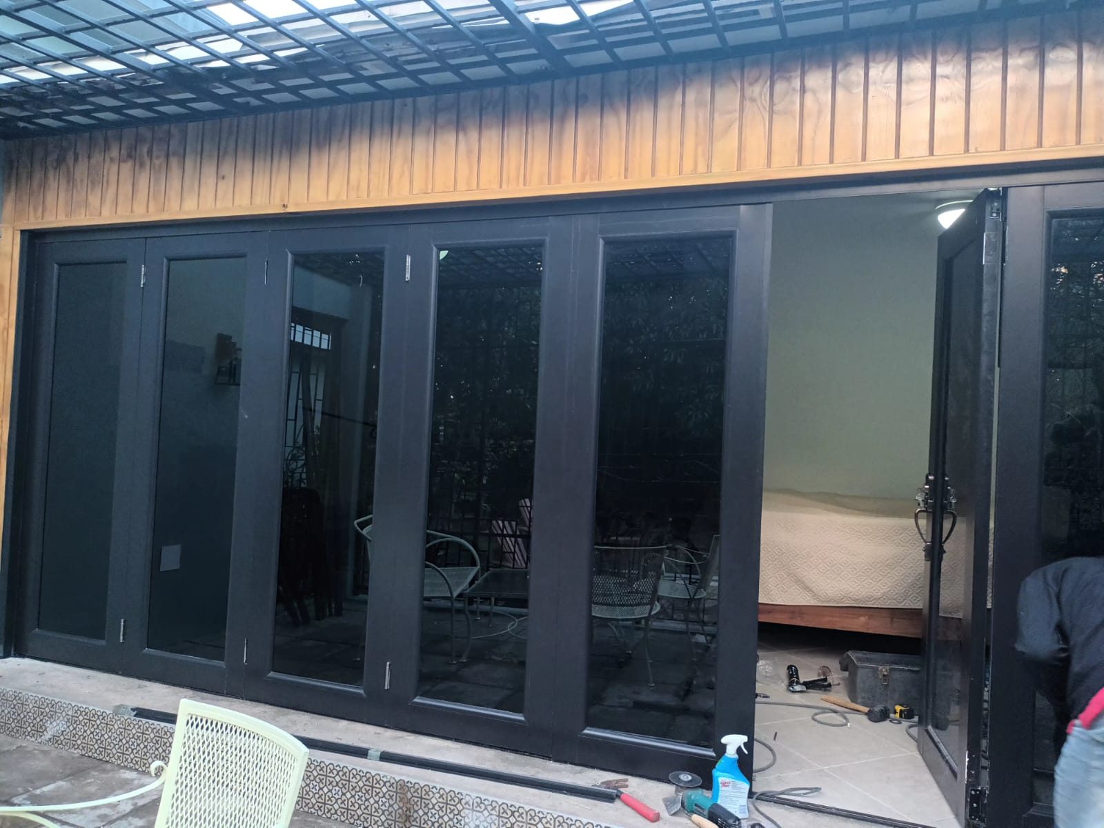 Custom doors made and fitted by DaSilva Construction